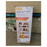 HDX 6-Tier Commercial Grade Heavy Duty Steel Wire Shelving Unit in Chrome (48 in. W x 72 in. H x 18 in. D)