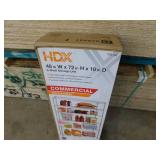 HDX 6-Tier Commercial Grade Heavy Duty Steel Wire Shelving Unit in Chrome (48 in. W x 72 in. H x 18 in. D)