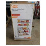 HDX 6-Tier Commercial Grade Heavy Duty Steel Wire Shelving Unit in Chrome (48 in. W x 72 in. H x 24 in. D)