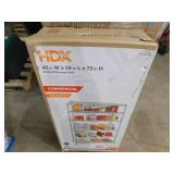 HDX 6-Tier Commercial Grade Heavy Duty Steel Wire Shelving Unit in Chrome (48 in. W x 72 in. H x 24 in. D)