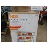 HDX 6-Tier Commercial Grade Heavy Duty Steel Wire Shelving Unit in Chrome (48 in. W x 72 in. H x 24 in. D)