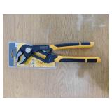 DEWALT 12 in. V-Groove Jaw Pushlock Plier