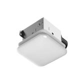 Commercial Electric 50 CFM Ceiling/Wall Mount Roomside Installation Bathroom Exhaust Fan with Adjustable CCT LED, Night Light, ENERGY STAR