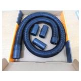 RIDGID 2-1/2 in. x 7 ft. LA2520 DUAL-FLEX Locking Vacuum Hose Kit Accessory Shop Vacuum Attachment for RIDGID Wet Dry Vacs