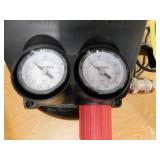 Husky 3 Gal. 120 PSI Portable Electric Oil-Free Light Duty Pancake Air Compressor with Fold Down Handle and 1-Quick Coupler