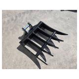 Mini Excavator Root Rake 16"