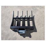Mini Excavator Root Rake 16"