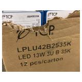 TCP Elite LED LPLU42B2535K 13W 3500K 1500lm Non-Dimmable Light Bulbs (Lot of 12)
