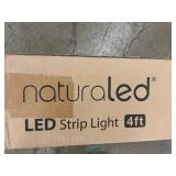 Naturaled LED 4ft Commercial LED Strip Light, 25W, 4000K
