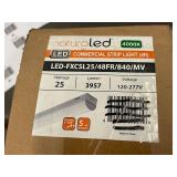 Naturaled LED 4ft Commercial LED Strip Light, 25W, 4000K