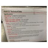 RAB RBAY22S LED Linear High Bay - Adjustable Optics, 160/130/100W, 3500/4000/5000K