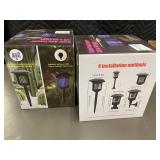 Solar Bug Zapper LED & UV Light - 2-Pack