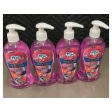 Wish Ultra Antibacterial Liquid Hand Soap - Berry Medley (4 Bottles, 13.5 oz Each)