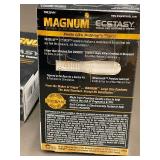 Lot of 4 Trojan Magnum Ecstasy Large Size Condoms 10ct Each