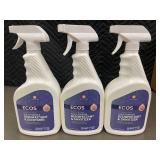Set of 3 ECOS Multi-Purpose Disinfectant & Sanitizer - Fresh Citrus Scent