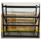 Ironton 4-Tier Storage Shelving, 77in.W x 72in.H x 24in.D #62497 Msrp $249.99 see description