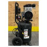 ^NorthStar Portable Quiet Electric Air Compressor, 1.5 HP, 8-Gallon, 4 CFM @ 90 PSI #53009 Msrp $444.99 see description