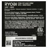 ^RYOBI 3000 PSI 1.1 GPM Cold Water Electric Pressure Washer RY143011 Msrp $429.00