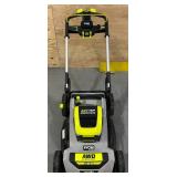 ^RYOBI RY401021 40V HP Brushless 21" Whisper Series Self-Propelled All-Wheel Drive (AWD) Walk-Behind Lawn Mower (Tool Only)