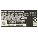 RYOBI 40V HP Brushless 12-Ton Kinetic Battery Electric Log Splitter RY40704 with 40v 4Ah Battery and Charger Msrp $999.00