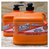 Fast Orange Pumice Hand Cleaner lot of 2
