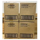 *Sistema 870ml Meal Prep Nest it 10 pack lot of 4 40 total