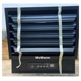 *WeWarm 10,000 Watt Digital Electric Overhead Garage Heater, 240V, 34,120 BTU/Hour, Heating Capability 1000 Sq. Ft., Model# CZ260 #6539082 Msrp $329.99 see description