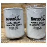 Buyers Products, U1L3FE 10 Micron Replacement Element, Model# U1L3FE #56987 Msrp $49.98 lot of 2