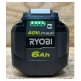 Ryobi 40V Volt Lithium-ion 6.0 Ah High Capacity Battery OP40602VNM with Charger