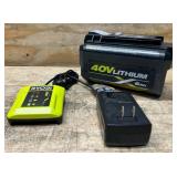 Ryobi 40V Volt Lithium-ion 6.0 Ah High Capacity Battery OP40602VNM