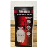 Ironton Portable Poly Sprayer, 2 Gallons, 45 PSI, Adjustable Nozzle, Anti-Clog Filter #32001 Msrp $17.99