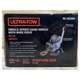 Ultra-Tow Single-Speed Hand Winch with Wire Rope, 600-Lb. Load Capacity #5033590 $47.99 see description