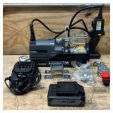 Klutch Cable Hoist Kit, KLiQ 20V, Battery-Powered, 275-Lb. Single-Line/550-Lb. Double-Line Capacity, 39ft./19.5ft. Lift Height, Brushless, 2.0Ah #6077261 Msrp $299.99