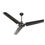 Ironton 56in. Industrial Ceiling Fan, 5123 CFM, 5 Speeds, Black #100566 Msrp $109.99 see description