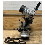 Strongway Electric Chainsaw Sharpener with Hydraulic Assist, 120V, 1/4in. to 3/4in. Pitch, 3400 RPM #57522 see description