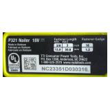 RYOBI ONE+ 18V 18-Gauge Cordless AirStrike Brad Nailer P321 (Tool Only)