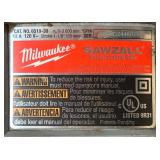 Milwaukee  SAWZALL  6519-30 Corded Reciprocating Saw, 1-1/8 in L, 0 to 3000 spm, 17-3/4 in OAL Msrp $198.00 see description