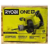 RYOBI ONE+ 18V Hybrid Drain Auger Tool Only with Auger Grease Cutter P4002 Msrp $162.00 see description