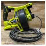 RYOBI ONE+ 18V Drain Auger Tool Only P4001 Msrp $81.65 see description