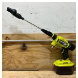 RYOBI ONE+ HP 18V Brushless EZClean 600 PSI 0.7 GPM Cordless Cold Water Power Cleaner RY121850VNM Msrp $99.00 see description