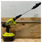RYOBI ONE+ HP 18V Brushless EZClean 600 PSI 0.7 GPM Cordless Cold Water Power Cleaner RY121850VNM Msrp $99.00 see description