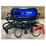 Strongway 12/24V Smart Battery Charger, 120V Input, 10A Max. Output, 3 Settings #5820286 Msrp $69.99 see description