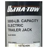 Ultra-Tow A-Frame Electric Trailer Tongue Jack, 5000-Lb. Capacity, 12 Volts #99503 Msrp $229.99 see description