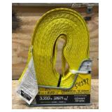 SmartStraps Ratchet Tie-Down Strap, 2in. x 27ft., with Cluster Hooks, 10,000-Lb. Breaking Strength, Model# 4553 #54397 Msrp $27.99 see description
