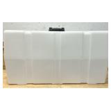 *Romotech Square Poly Reservoir Water Storage Tank   50 Gal., UV-Protected, Graduation Marks, Natural, Model# 82123919 #48169 Msrp $209.99
