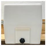 *Romotech Square Poly Reservoir Water Storage Tank   50 Gal., UV-Protected, Graduation Marks, Natural, Model# 82123919 #48169 Msrp $209.99