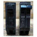 GE Circuit Breakers 15A lot of 12 see description