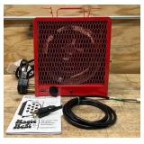 Dayton 3VU35B Portable Electric Garage Heater, 208/240 Volts