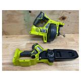 RYOBI Drain Auger and 18V 6  Pruning Chainsaw Non-working (lot of 2)