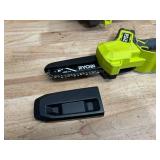 RYOBI Drain Auger and 18V 6  Pruning Chainsaw Non-working (lot of 2)